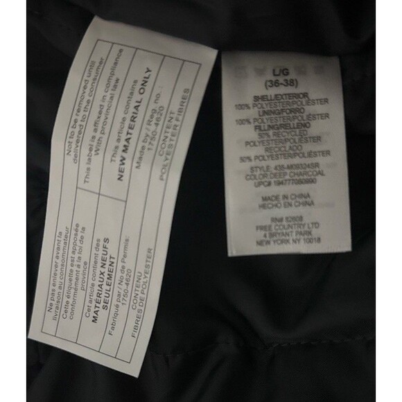 Free Country Men’s Ski Pants Large Black Snowboard Snow Winter Waterproof NWT - Picture 5 of 5